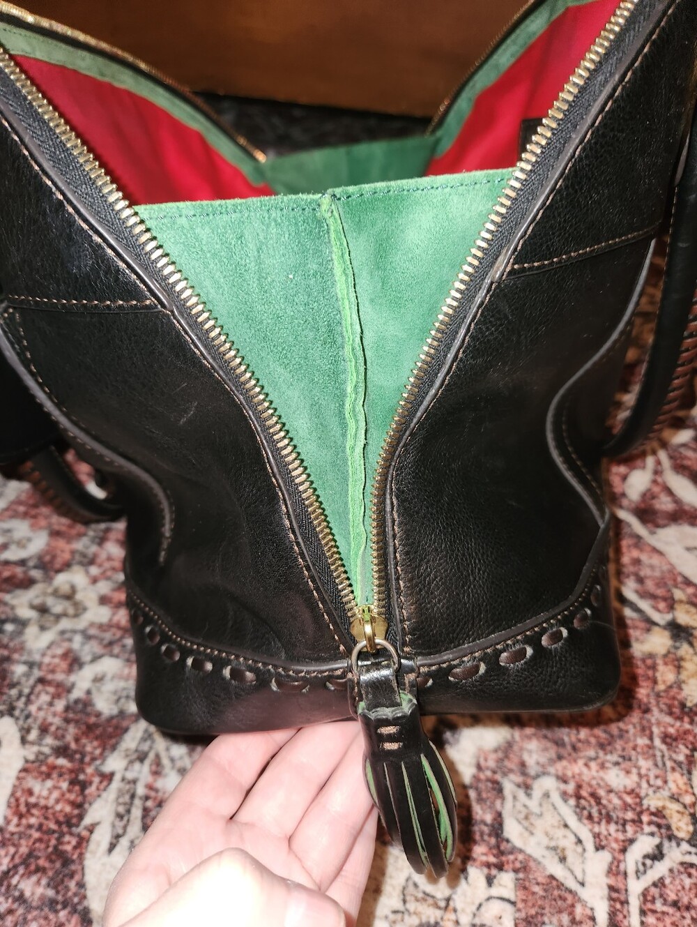 Dooney & Bourke Florentine Domed Large Front Pocket Satchel - Picture 8 of 13